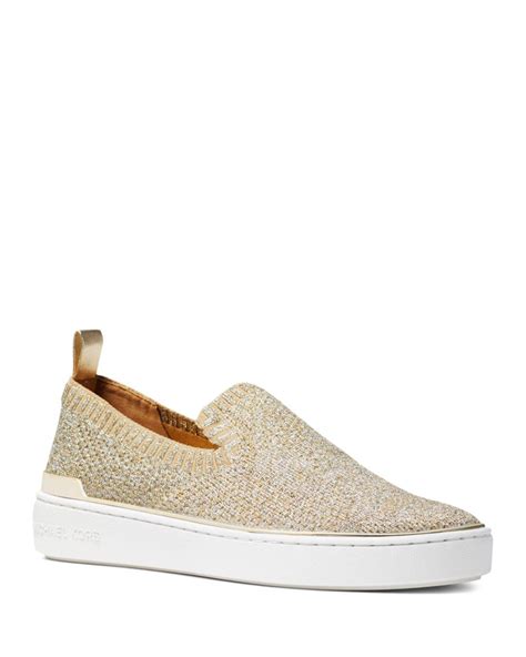 michael michael kors women's skyler knit slip-on sneakers|michael michael kors womens skyler knit slip on sneakers.